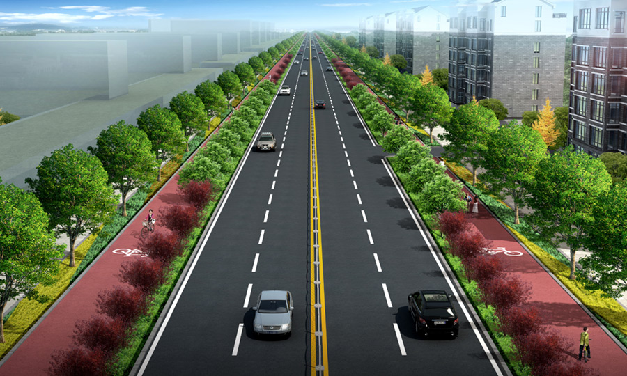 合肥美科公館專案市政道路工程-市政設計